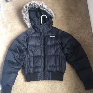 North face bubble coat